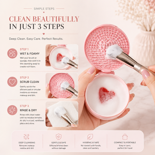 LuxeBrush Deep Clean Soap & Scrub Pad 2