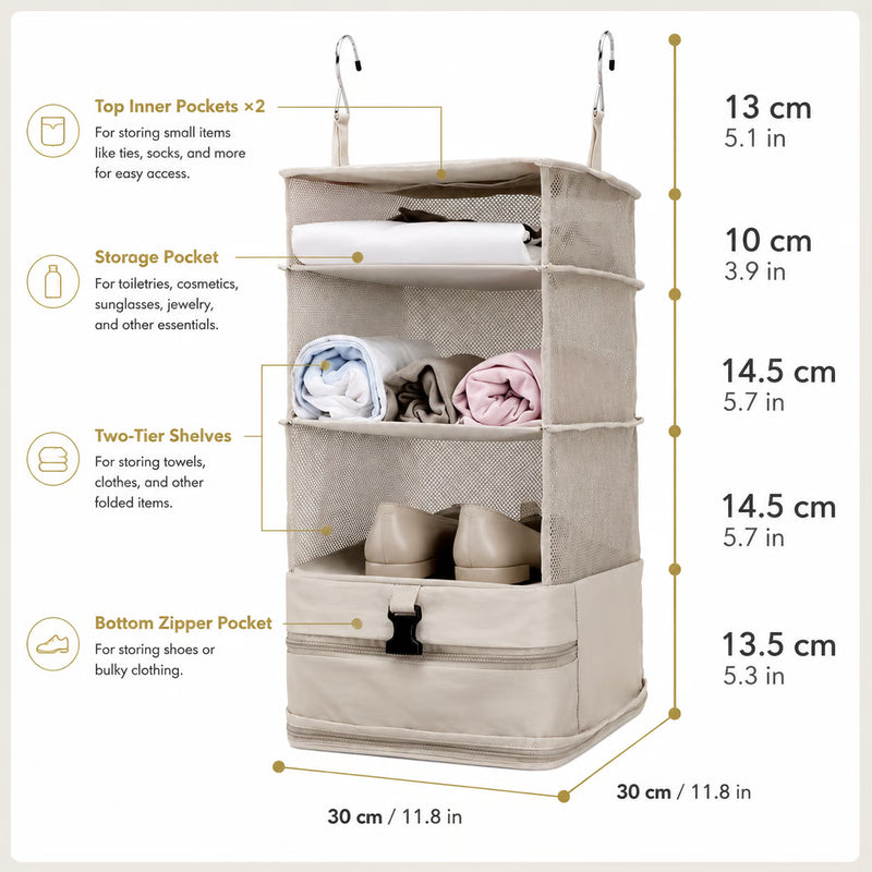 Organizer construction details