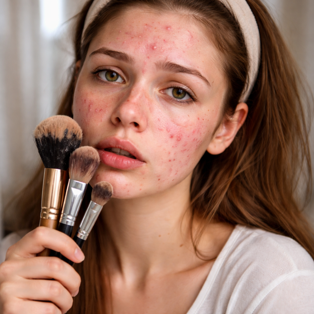 Healthy skin begins with clean brushes